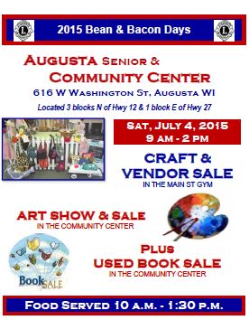 Bean and Bacon Days Craft and Vendor Sale