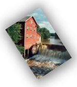 1970 photo of the Dells Mill