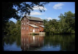 The Dells Mill from the Dells Pond in Augusta Wisconsin