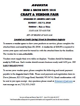 Craft and Vendor Fair