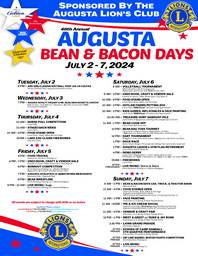 Bean and Bacon Days Poster 2024