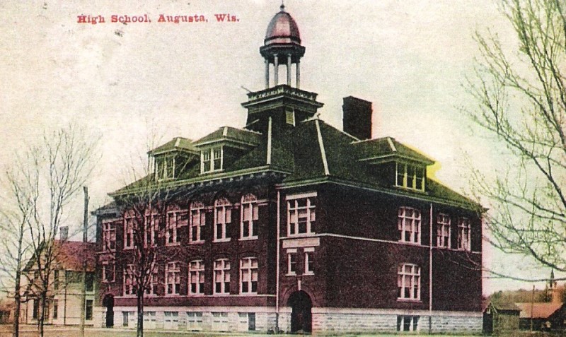 Augusta HI 1919 Augusta Wisconsin High School and Elementary School