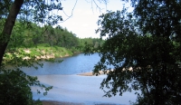 Harstad Park where Bridgecreek Meets the Eau Claire River