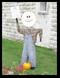 Augusta Wisconsin Scarecrow Avenue Unity Bank Huff and Puff