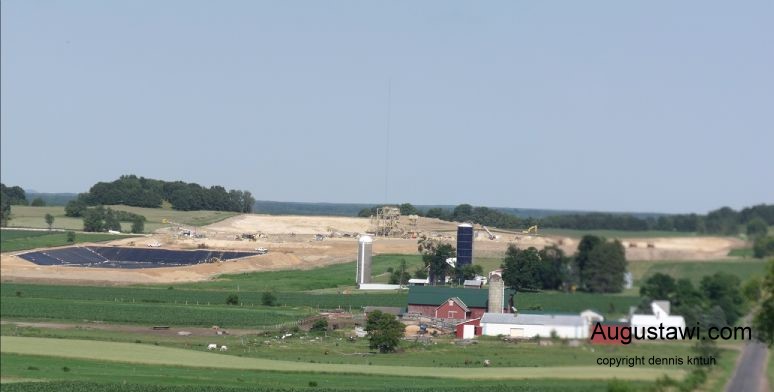 Augusta Wisconsin Sand Mine Eau Claire County Panorama Photo