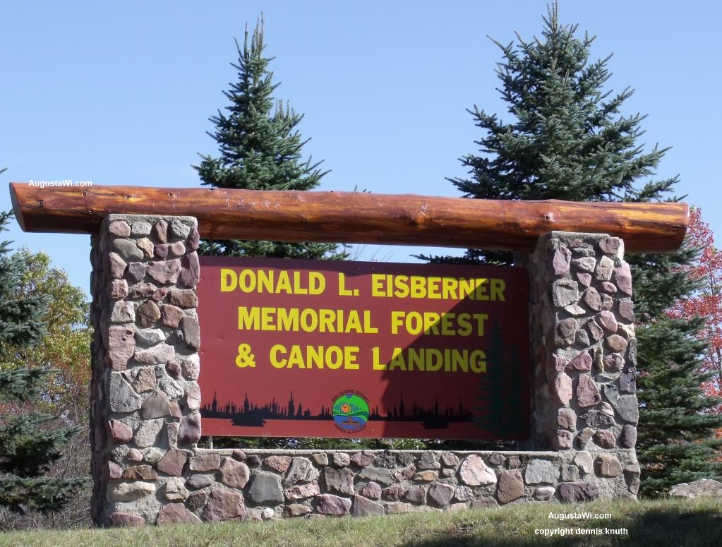 Donald Eisberner Memoria on Chaney Road Near Augusta Wisconsin