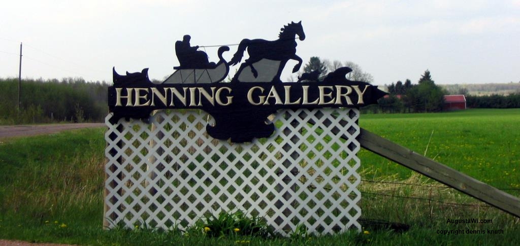 The Henning Art Gallery and Sleigh Museum in Augusta WI