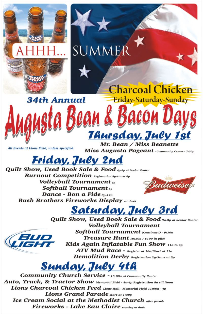 Bean and Bacon Days Poster 2010