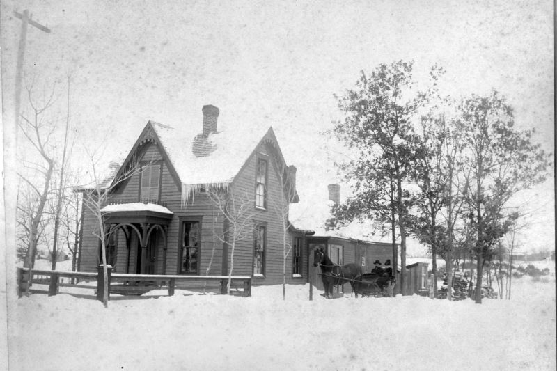 Augusta WI 1890 Photo Augusta Wisconsin 1890s the Mahoney Devie House